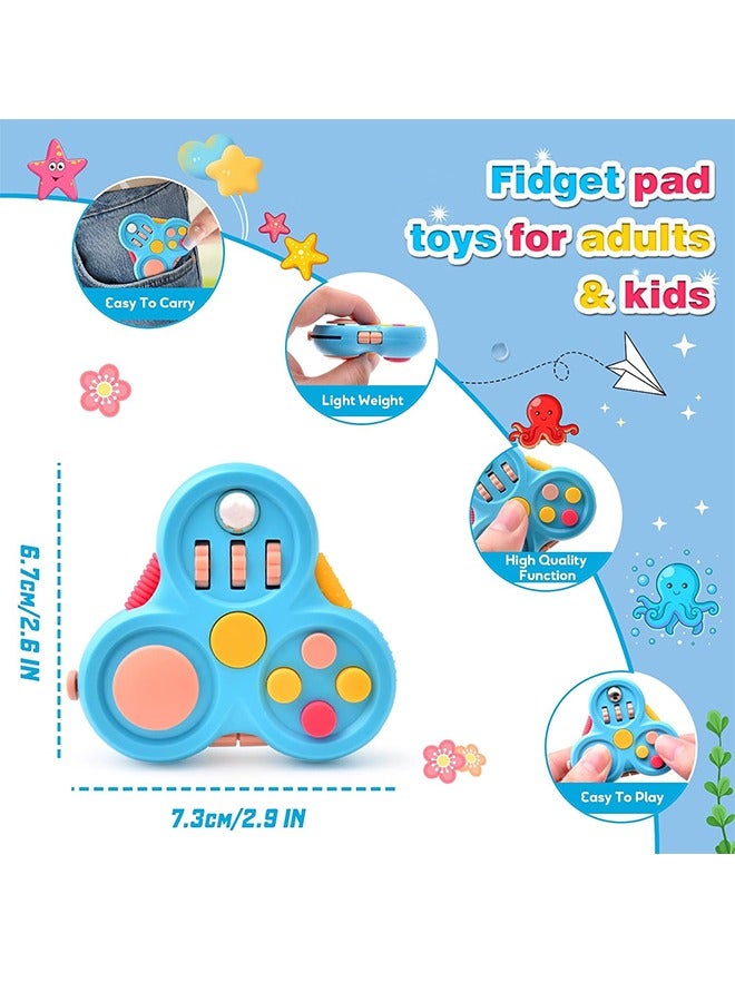 إم إكس إن قطعتان من الألعاب الحسية المضادة للإجهاد، وسادة تململ لحشو سلة عيد الفصح للأولاد والبنات، ألعاب حسية لتخفيف الضغط على مكعب التحكم بالنقر، ADHD التوحد فيدجيت سبينر لألعاب المكتب والسفر - Image 2